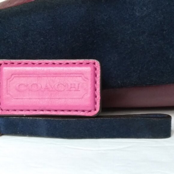 Coach Park Quilted Colorblock Crossbody Satchel Practical Vibrant Statement Bag - Picture 7 of 15